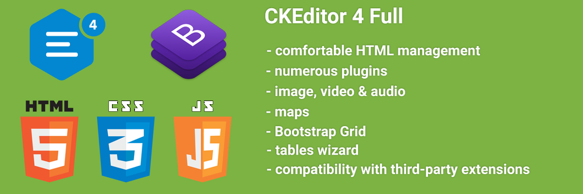 CKEditor Full (replace for Summernote)