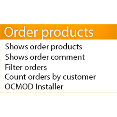 Products and comment in order list Products and comment in order list