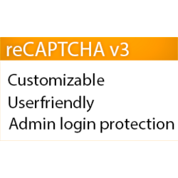 Google reCAPTCHA v2/v3 + Admin protection Google reCAPTCHA v2/v3 + Admin protection